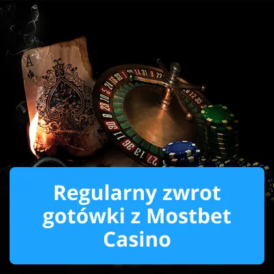 zwrot gotówki z Mostbet casino